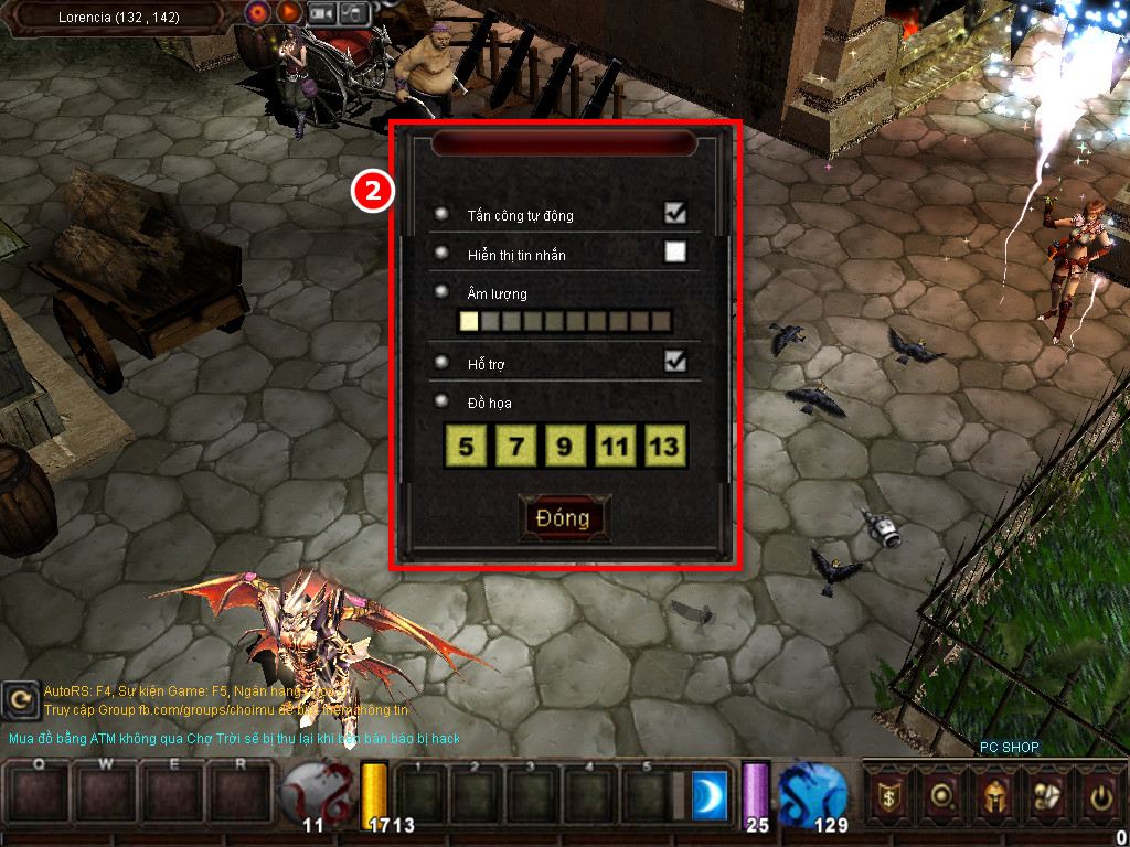 Chức năng chính của Game MU Hiệp Khách Chức năng chính của Game MU Hiệp Khách